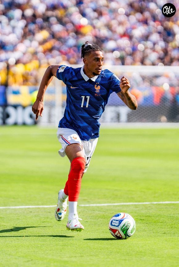 Michael Olise durant le match France-Suède, lors de la Coupe du monde la FIFA 2026, le 30 juin 2026.

© Bestimage