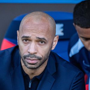 Thierry Henry (Equipe de France U21) - L'équipe de France Espoirs a battu  l'équipe de la Côte d'Ivoire (3-2), en préparation olympiques, en match amical vendredi au stade Gaston-Petit de Châteauroux le 22 mars 2024.
© Baptiste Autissier / Panoramic / Bestimage