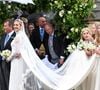 La mariée avait une robe de la créatrice Emilia Wickstead

Mariage royal de Peter Phillips et Harriet Sperling à l'église All Saints' Church de Kemble le 6 juin 2026. Photo : Backgrid UK/ Bestimage