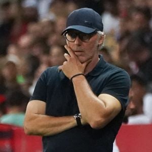 Laurent Blanc (Entraineur de Lyon) - Ligue 1 Uber Eats - Match de football de Nice face à Lyon (0-0) à Nice le 27 aout 2023.