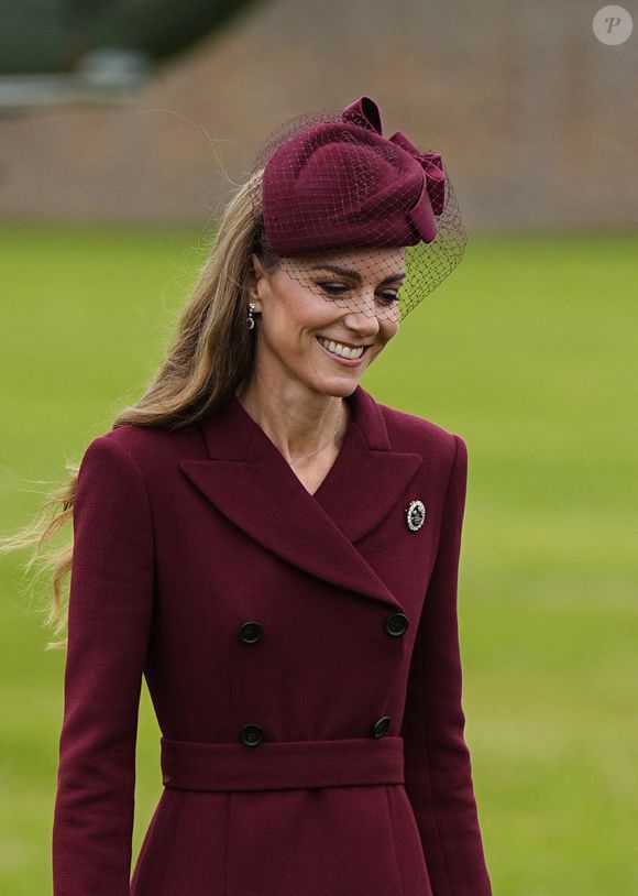 La princesse de Galles lors de l'arrivée du président Donald Trump et de la première dame Melania Trump au château de Windsor à Windsor, Berkshire, Angleterre, Royaume-Uni, le 17 septembre 2025. Photo by Photo by Aaron Chown/PA Wire/ABACAPRESS.COM