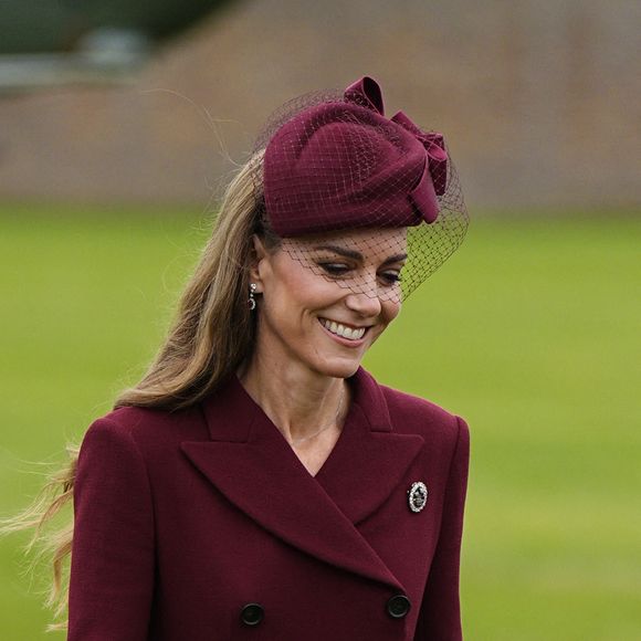 La princesse de Galles lors de l'arrivée du président Donald Trump et de la première dame Melania Trump au château de Windsor à Windsor, Berkshire, Angleterre, Royaume-Uni, le 17 septembre 2025. Photo by Photo by Aaron Chown/PA Wire/ABACAPRESS.COM