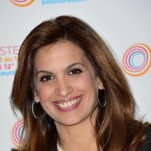 Sonia Mabrouk participe à la conférence de presse sur 'PasteurDon 2013' à l'Institut Pasteur à Paris, France le 10 octobre 2013. PasteurDon est une opération de sensibilisation du public à la recherche médicale et d'appel aux dons. Photo par Nicolas Briquet/ABACAPRESS.COM