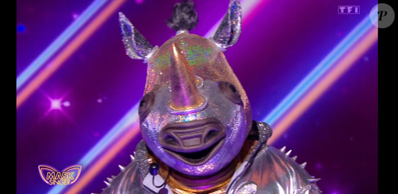 Le Rhinocéros fait partie des 12 costumes de cette année

Le Rhinocéros a été éliminé de "Mask Singer 2025" lors du lancement de la septième saison. Patrick Sébastien se cachait sous le costume et aucun enquêteur ne l'avait trouvé. TF1, le 2 mai 2025.