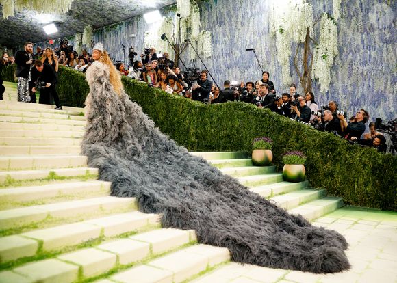 Beyoncé célébrant l'ouverture de l'exposition "Costume Art" qui s'est tenue au Metropolitan Museum of Art à New York City. Backgrid USA / Bestimage