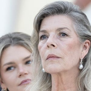 La Princesse Caroline de Hanovre assiste à la célébration des 20 ans de règne du Prince Albert II de Monaco le 19 juillet 2025 à Monaco, Monaco. Photo by David NIVIERE/ABACAPRESS.COM