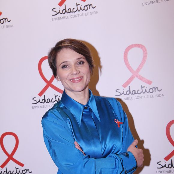Mélanie Taravant - Soirée de lancement du Sidaction 2023 au théâtre Edouard VII à Paris le 6 mars 2023. © Rachid Bellak