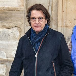 Francis Cabrel - Obsèques de Dick Rivers en l’église Saint-Pierre de Montmartre à Paris le 2 mai 2019. © COADIC GUIREC / BESTIMAGE