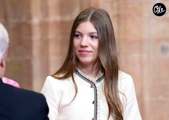 L'infante Sofia d'Espagne - La famille royale d'Espagne accueille les lauréats du prix Princesse des Asturies lors d'une réception à Oviedo. © AGENCE / BESTIMAGE