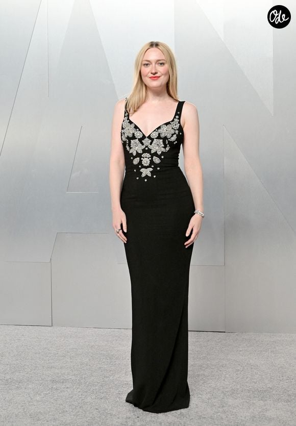 Dakota Fanning aux Oscars, le 15 Mars 2026. 

© Bestimage