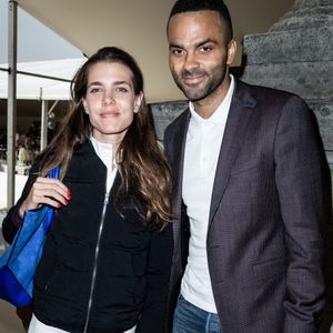 Exclusif - Charlotte Casiraghi et Tony Parker - People lors du Longines Paris Eiffel Jumping au Champ-de-Mars à Paris, le 5 juillet 2015. © CORLEONE / BORDE / BESTIMAGE