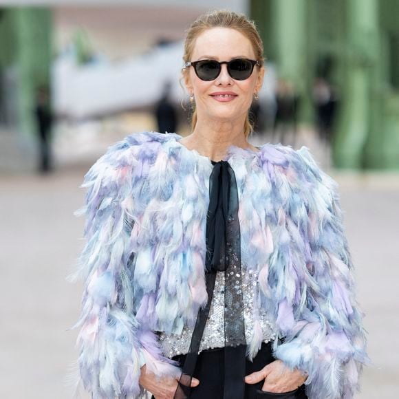 Vanessa Paradis au défilé Chanel au Grand Palais, "Collection Haute Couture Printemps/Eté 2025" lors de la Fashion Week de Paris (PFW), le 28 janvier 2025. © Olivier Borde / Bestimage