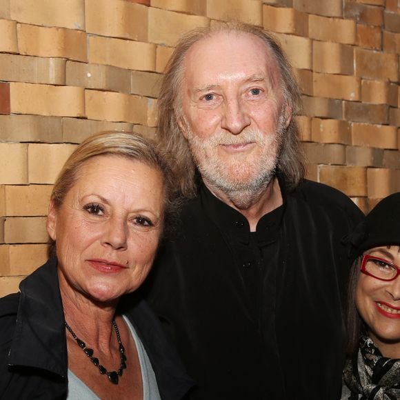 Dorothée (Frédérique Hoschedé), François Corbier et Ariane Carletti lors de la projection du film documentaire de F. Letot "Corbier, des traces dans la mémoire des masses" au lendemain du 73ème anniversaire du chanteur Alain Roux, dit Corbier à Paris le 18 Octobre 2017. © Denis Guignebourg/Bestimage