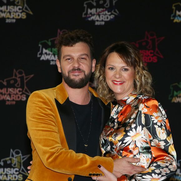 Claudio Capéo et sa compagne Aurélie Willgallis - 21ème édition des NRJ Music Awards au Palais des festivals à Cannes le 9 novembre 2019. © Dominique Jacovides/Bestimage