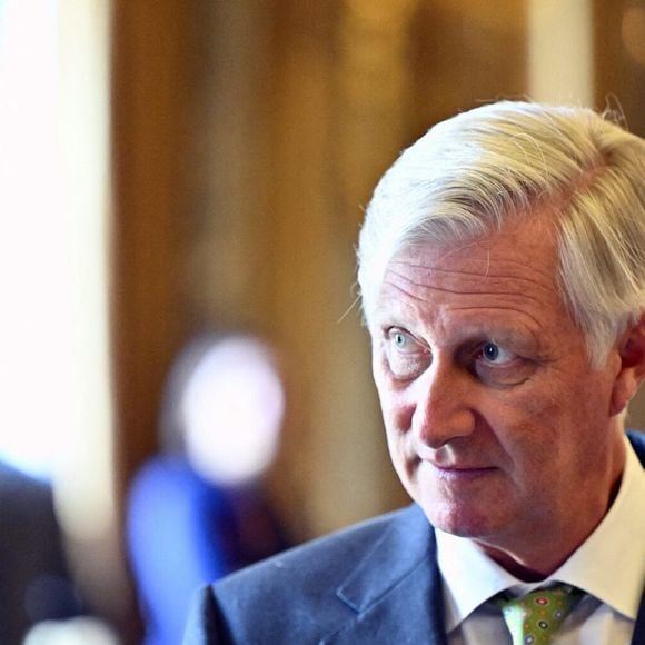 Le Roi Philippe - Filip de Belgique photographié lors d'une audience royale des Be Heroes avec le Roi, à Bruxelles, mardi 09 septembre 2025. Be Heroes est une initiative qui met à l'honneur les Belges qui, de manière désintéressée, se mettent en quatre pour aider les autres.  Photo by ABACAPRESS.COM