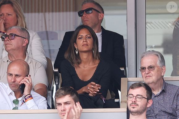 Aurélie Casse dans les tribunes de Roland-Garros 2024, le 3 juin 2024 à Paris. Photo : Nasser Berzane/ABACAPRESS.COM