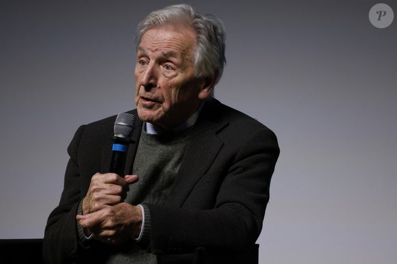 Rencontre avec le public. Costa Gavras, realisateur apres la projection de son film Le Dernier Souffle lors de la 37eme edition du Festival Premiers Plans à Angers le 19 janviers 2025. © Laetitia Notarianni / Bestimage