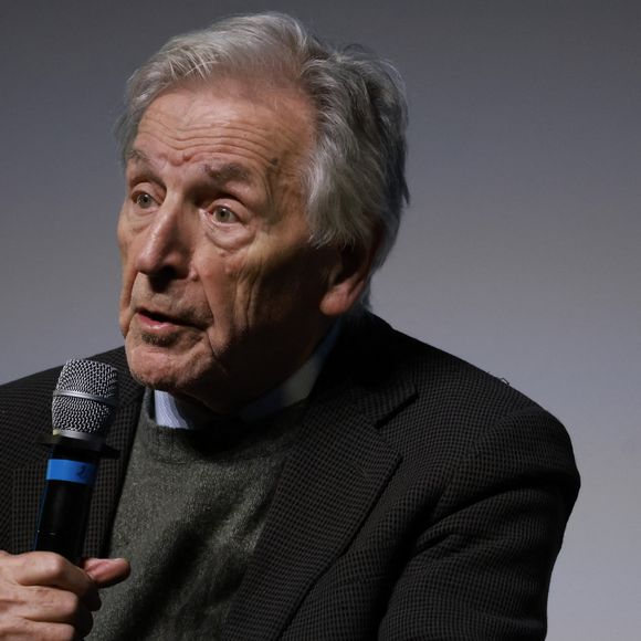 Rencontre avec le public. Costa Gavras, realisateur apres la projection de son film Le Dernier Souffle lors de la 37eme edition du Festival Premiers Plans à Angers le 19 janviers 2025. © Laetitia Notarianni / Bestimage