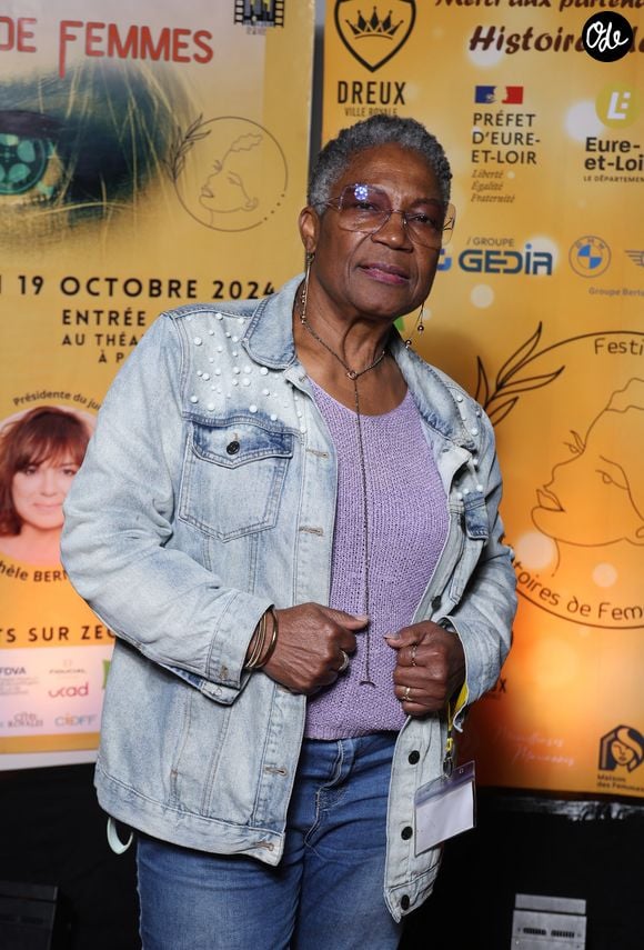 Firmine Richard lors de la 4eme édition du 'Festival Histoires de Femmes' au. Theatre de Dreux le 19 Octobre 2024.

© Denis Guignebourg/Bestimage