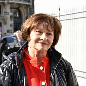L'actrice française Macha Meril rend hommage à l'église de la Madeleine à Paris au créateur de mode Nino Cerruti, décédé le 15 janvier 2022. Paris, France, le 10 mars 2022. Photo by Patrice Pierrot/ABACAPRESS.COM