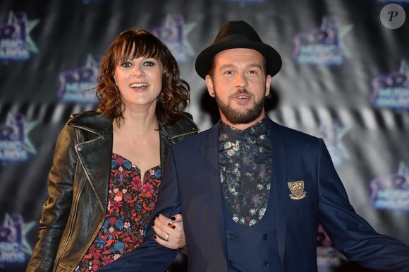 Claudio Capéo et sa compagne lors de la 18ème cérémonie des "NRJ Music Awards" au Palais des Festivals à Cannes, le 12 novembre 2016. © Rachid Bellak/Bestimage