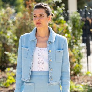 Charlotte Casiraghi - Arrivées au défilé Chanel Collection Haute Couture Automne/Hiver 2025-2026 lors de la Fashion Week de Paris (PFW), au Grand Palais, à Paris, France, le 8 juillet 2025. © ThibaultDuboucher/Bestimage