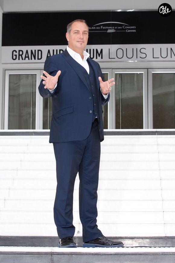 Messmer pose à l'occasion du MIPCOM à Cannes le 13 octobre 2014. © JLPPA / Bestimage