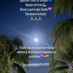 Ce prestigieux établissement de l'île Maurice se nomme le Royal Palm Beachcomber.

Mélissa Theuriau, Instagram