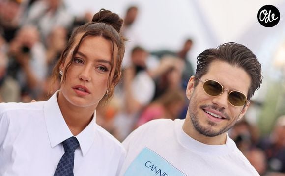 Adèle Exarchopoulos et François Civil - Photocall du film "L'Amour Ouf" (Beating Hearts / Compétition) lors du 77ème Festival International du Film de Cannes (14 - 25 mai 2024), le 24 mai 2024. © Jacovides / Moreau / Bestimage