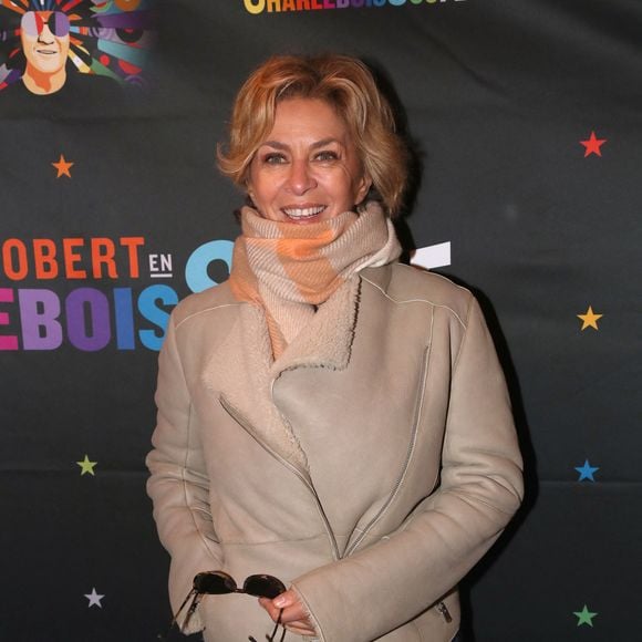 Exclusif - Corinne Touzet - Célébrités au Concert de Robert Charlebois, « Robert en CharleboisScope » au Grand Rex à Paris France, le 2 Avril 2023. 
© Bertrand Rindoff / Bestimage
