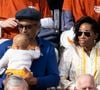 Yannick Noah s’est lui offert une sortie avec sa jeune compagne Malika et leur fille Keelaani, née il y a quelques mois
Yannick Noah, sa compagne Malika et leur fille Keelaani lors de l'hommage à R.Nadal lors des internationaux de France de tennis à Roland Garros le 25 mai 2025.
© Jacovides / Moreau / Bestimage