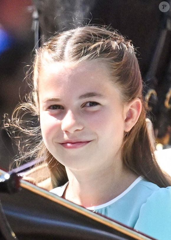 La princesse Charlotte lors du défilé Trooping The Colour 2025, à Londres, Royaume-Uni, le 14 juin 2025. Photo by Zak Hussein/Splash News/ABACAPRESS.COM