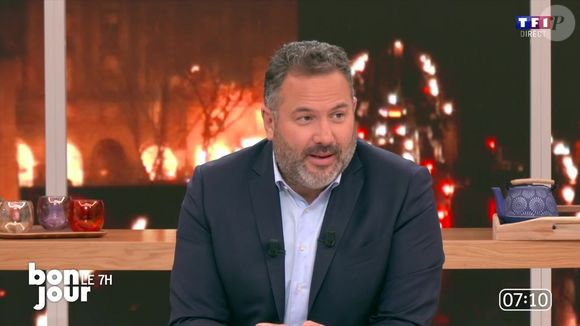 Bruce Toussaint dans "Bonjour !", sur TF1.