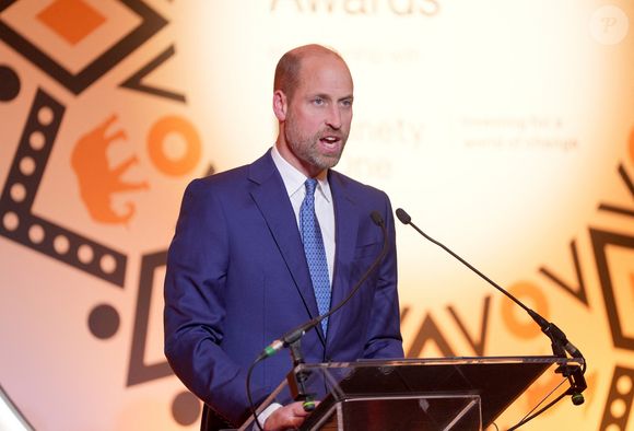 Le prince de Galles (Le prince William, prince de Galles) s'exprime lors de la remise des prix de la conservation du brosme à l'hôtel Savoy, dans le centre de Londres. Photo par PA Photo/ Bestimage