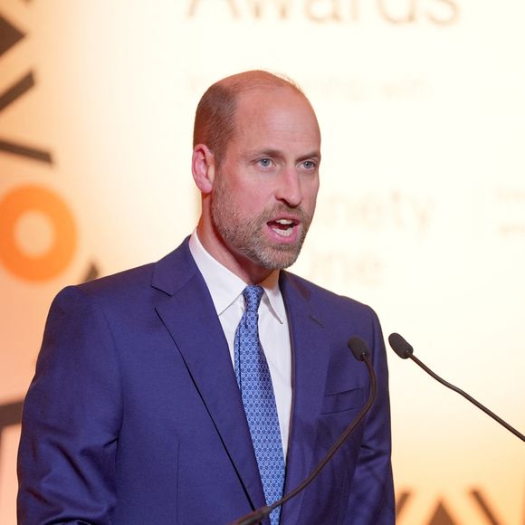 Le prince de Galles (Le prince William, prince de Galles) s'exprime lors de la remise des prix de la conservation du brosme à l'hôtel Savoy, dans le centre de Londres. Photo par PA Photo/ Bestimage