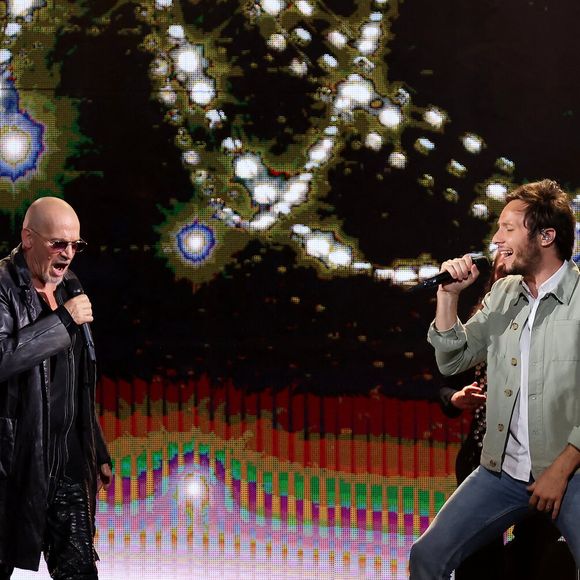 Exclusif - Florent Pagny et Vianney - Enregistrement de l'émission "Avec Florent, tout le monde ELA" à La Seine Musicale à Paris, le 20 juin 2023. © Cyril Moreau-Dominique Jacovides / Bestimage