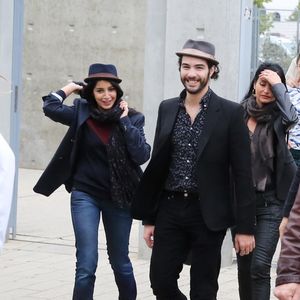 Leila Bekhti et Tahar Rahim - Lyon le 19 Octobre 2013 (DOMINIQUE JACOVIDES / BESTIMAGE).