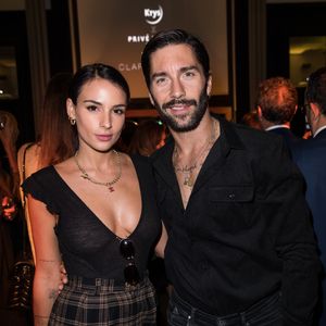 Jade Leboeuf et son mari Stéphane Rodrigues - Soirée de lancement de la collection solaire "Privé Revaux Eye Wear" au café de l'homme à Paris le 27 septembre 2018. 

© Cyril Moreau/Bestimage