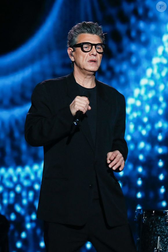 Exclusif - Marc Lavoine - Surprises - Enregistrement de l'émission "La Boîte à secrets", au Studio du Lendit, présentée par F.Bollaert et diffusée le 17 janvier sur France 3. Le 17 décembre 2024 © Christophe Clovis / Bestimage