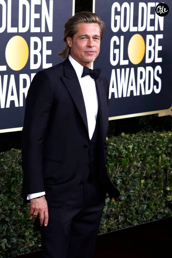 Brad Pitt - Photocall de la 77ème cérémonie annuelle des Golden Globe Awards au Beverly Hilton Hotel à Los Angeles, le 5 janvier 2020. © Future-Image via ZUMA Press / Bestimage