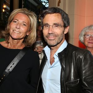 Claire Chazal et David Pujadas à la soirée de "L'été littéraire des deux Magots" au café restaurants Les Deux Magots à Paris le 25 juin 2018.

© Denis Guignebourg/Bestimage