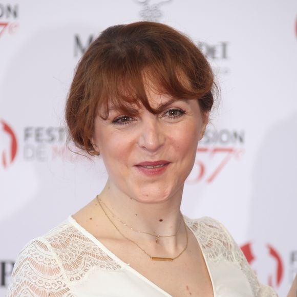 Anne-Élisabeth Blateau lors de l'ouverture de la 57ème édition du Festival de la Télévision de Monte-Carlo le 16 juin 2017. © Denis Guignebourg / Bestimage