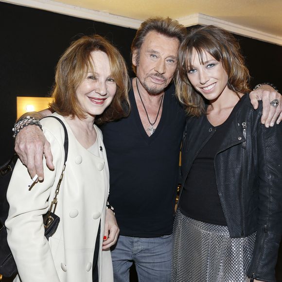 Exclusif - Nathalie Baye et Laura Smet au concert de Johnny Hallyday au POPB de Bercy a Paris - Le 15 juin 2013