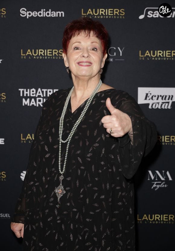Fabienne Thibeault au photocall de la 31ème cérémonie des Lauriers de l'audiovisuel au théâtre Marigny à Paris le 10 février 2026.

© Coadic Guirec/Bestimage