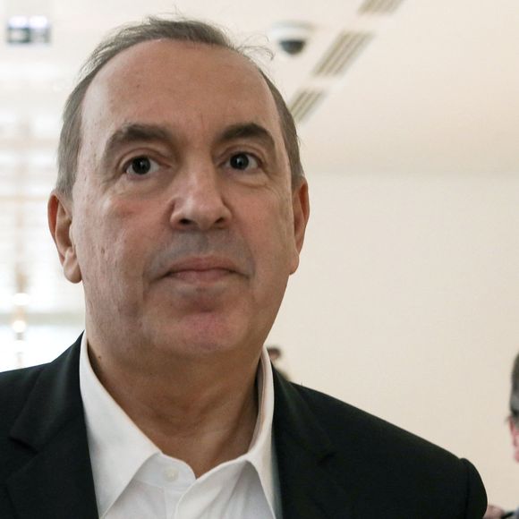 L'animateur de radio, journaliste, présentateur de télévision et producteur français, Jean-Marc Morandini arrive à la chambre correctionnel du tribunal judiciaire de Paris Batignolles, jugé pour "harcèlement sexuel" et "travail dissimulé", à Paris, France, le 13 juin 2023. © Stéphane Lemouton/Bestimage