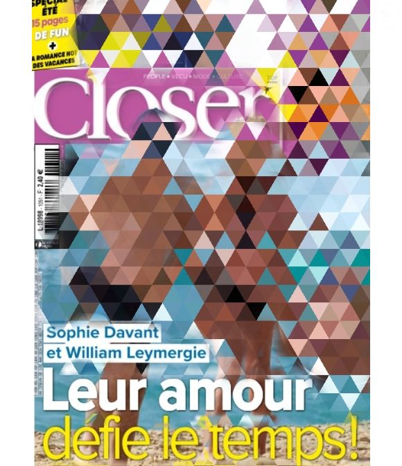 Les vacances de Sophie Davant et William Leymergie décortiquées dans le nouveau numéro de "Closer" à découvrir ce vendredi 1er août 2025. (Capture d'écran)
