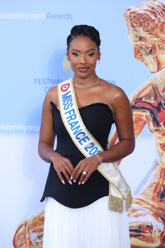 Angélique Angarni-Filopon (Miss France 2025) - Photocall de la soirée de clôture du 64ème Festival de télévision de Monte-Carlo le 17 juin 2025.

© Denis Guignebourg / Bestimage