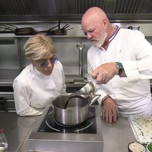 Amina et Philippe Etchebest dans l'épisode de "Cauchemar en cuisine" sur M6, diffusé le 11 septembre 2025