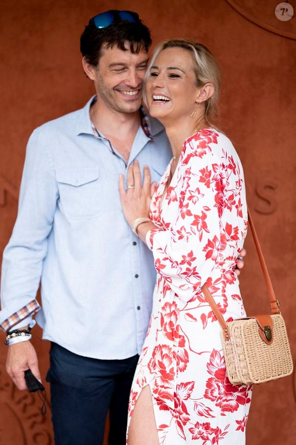 Elodie Gossuin et son mari Bertrand Lacherie au village lors des internationaux de France à Roland Garros le 12 juin 2021.

© JB Autissier / Panoramic / Bestimage