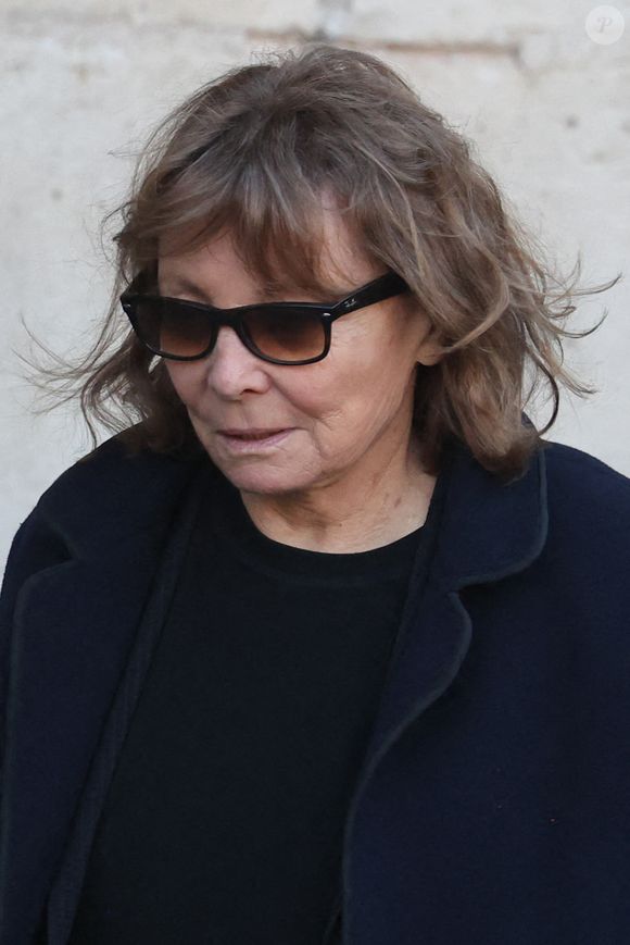 Diane Kurys - Obsèques de Nathalie Baye en l'église Saint-Sulpice à Paris le 23 avril 2026. © Dominique Jacovides - Coadic Guirec / Bestimage